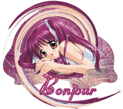 Gif animé bonjour